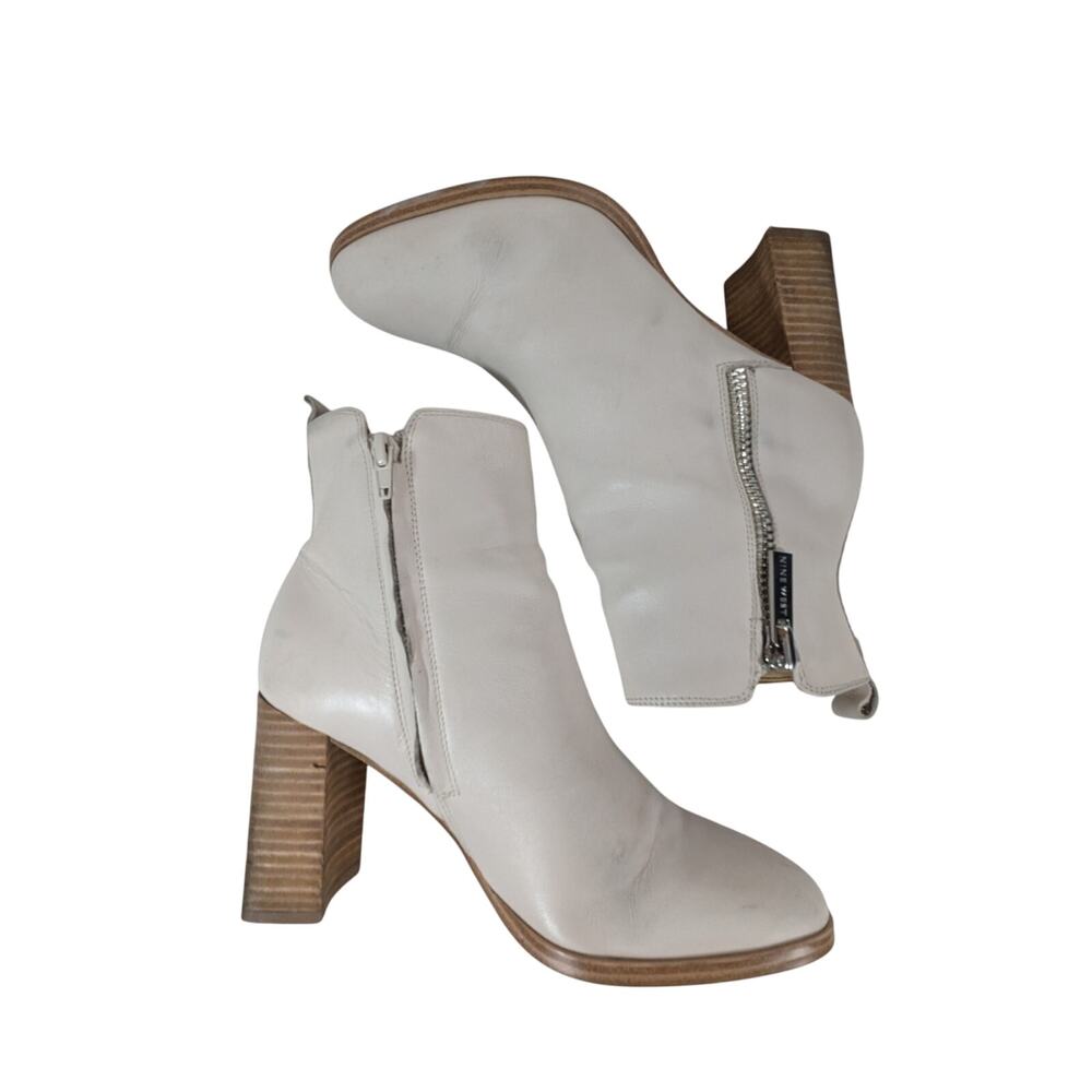 Nine West Cream Ankle Booties - Picture 7 of 10